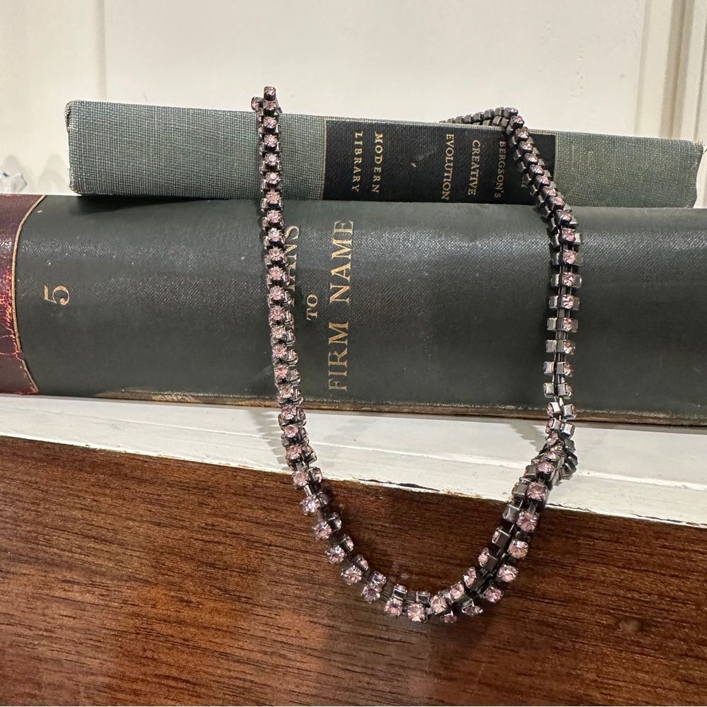 J. Crew Pink Crystal Necklace - Picture 6 of 7